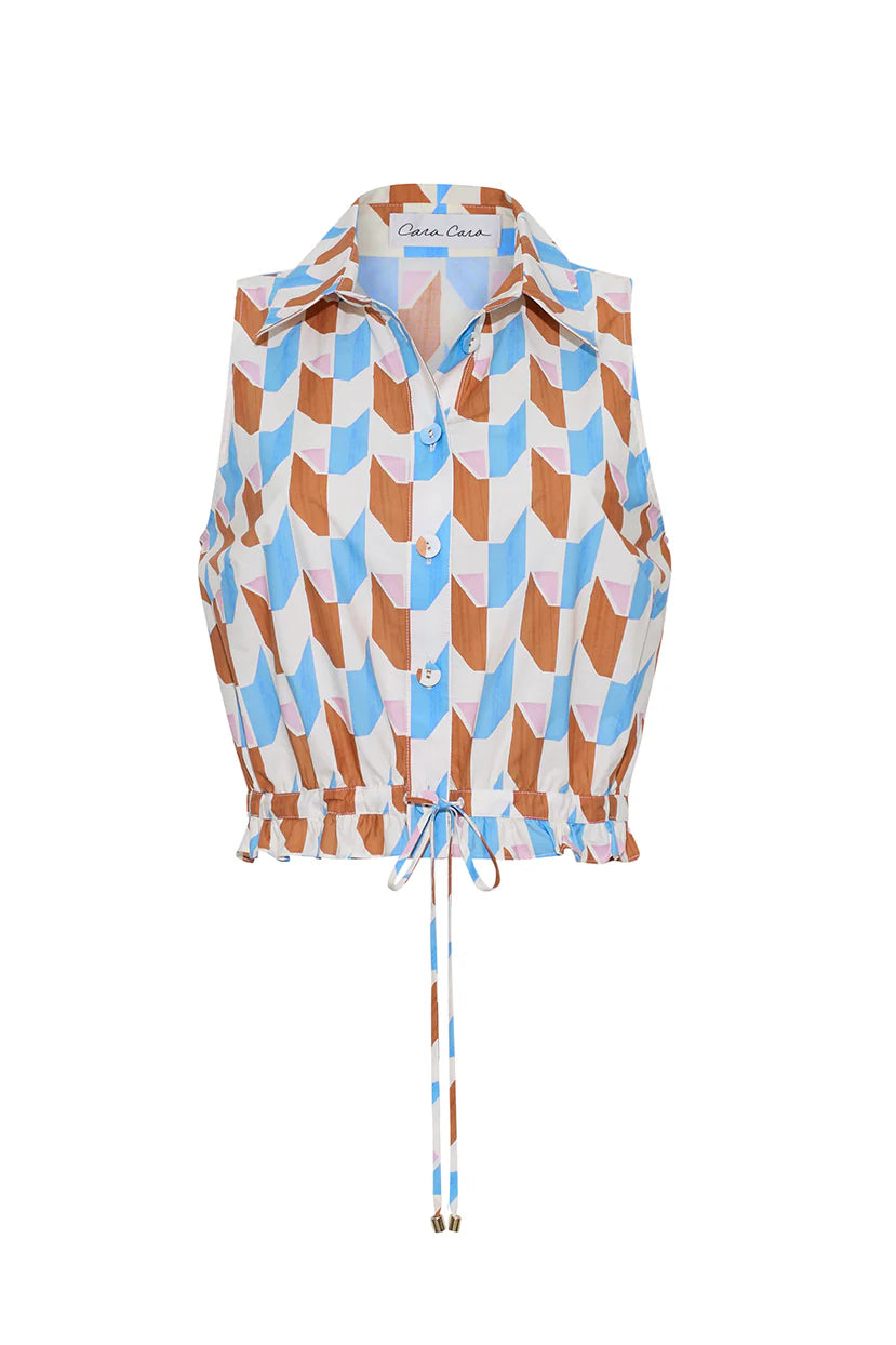 Cara Cara - Hannah Top Talavera Tile Ivory