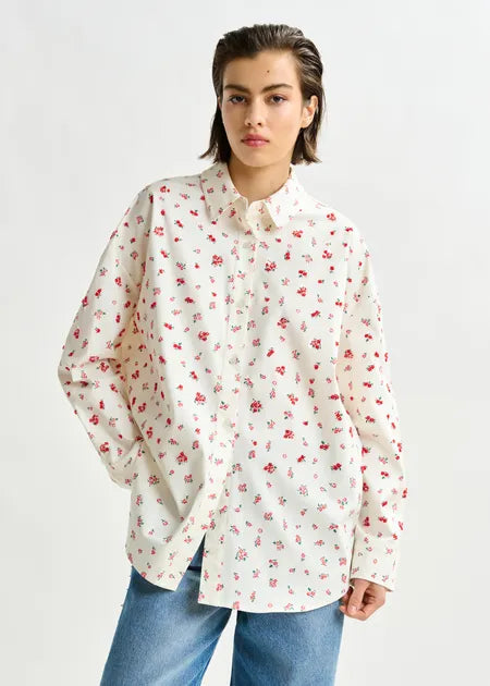 Essentiel Antwerp - Off-White Floral Shirt