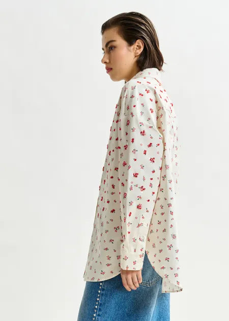 Essentiel Antwerp - Off-White Floral Shirt