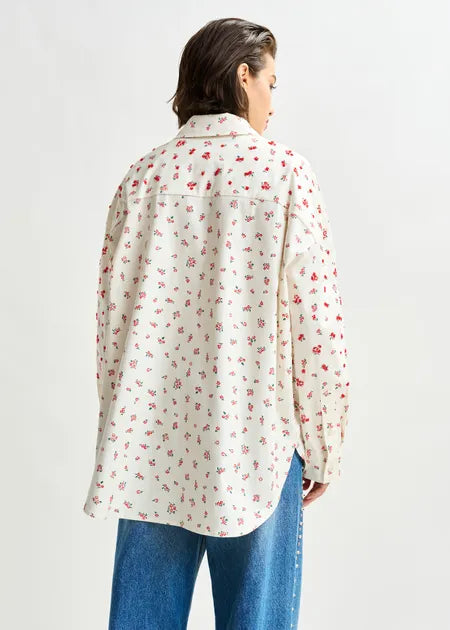 Essentiel Antwerp - Off-White Floral Shirt