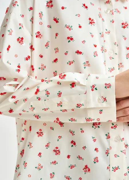 Essentiel Antwerp - Off-White Floral Shirt
