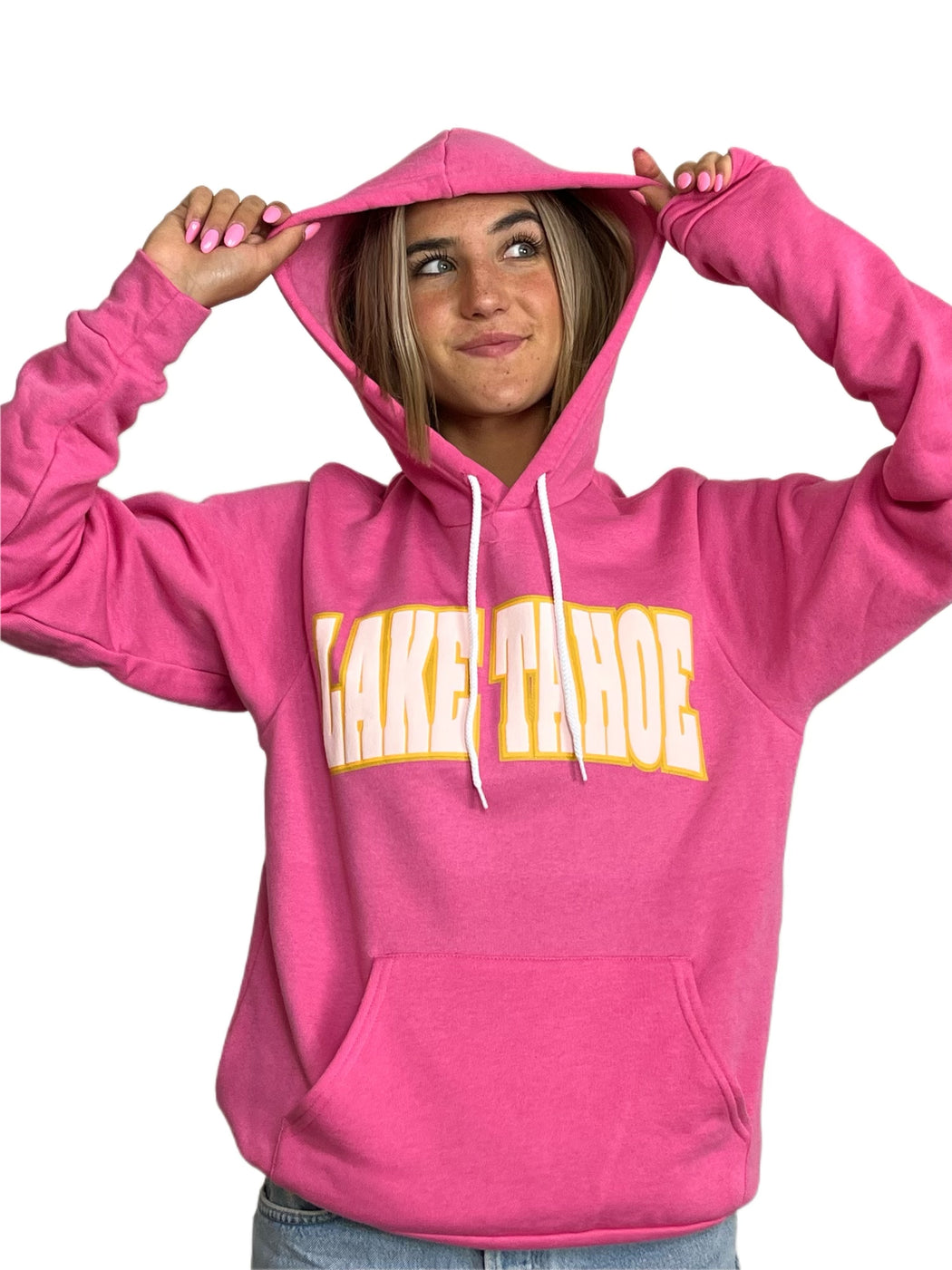 Tahoe Soul - Pink Collegiate Hoodie