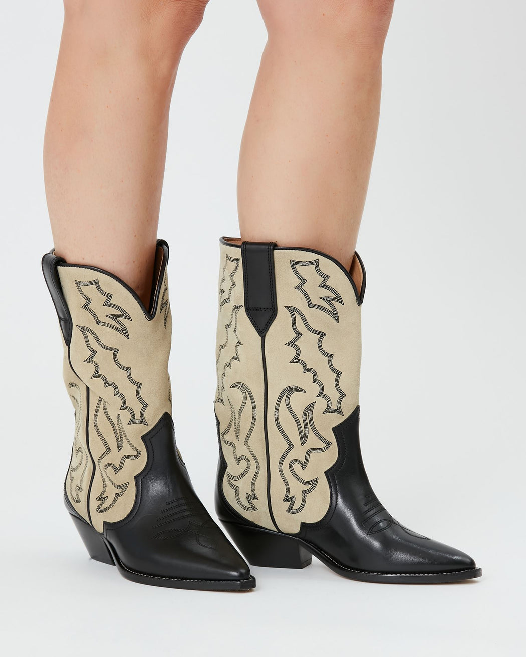 Isabel Marant - Duerto Boots in Black/Ecru