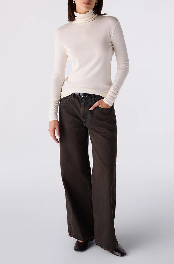AMO - Kira Wide Leg Jean in Workshop