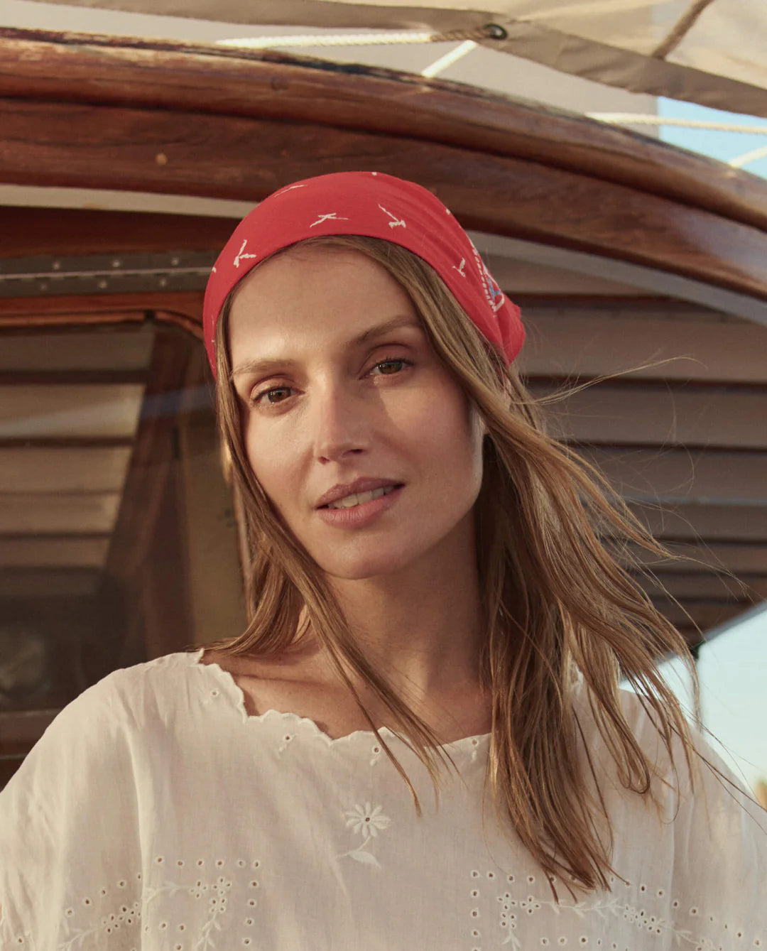 The Great - Sailboat Bandana Red