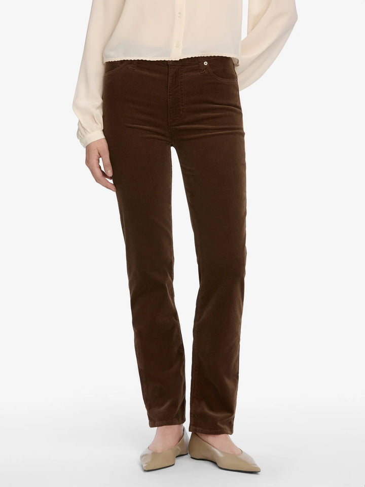 Frame - Bitter Chocolate Le Sleek Straight Corduroy Jean