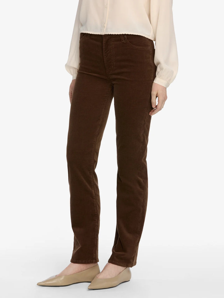 Frame - Bitter Chocolate Le Sleek Straight Corduroy Jean
