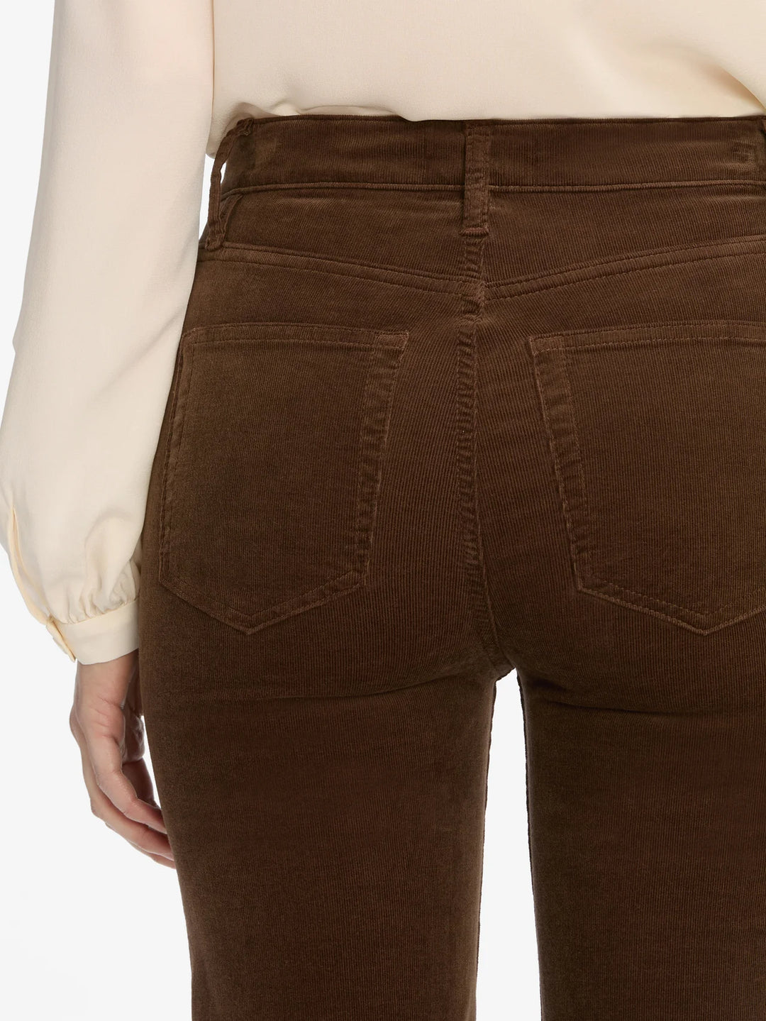 Frame - Bitter Chocolate Le Sleek Straight Corduroy Jean