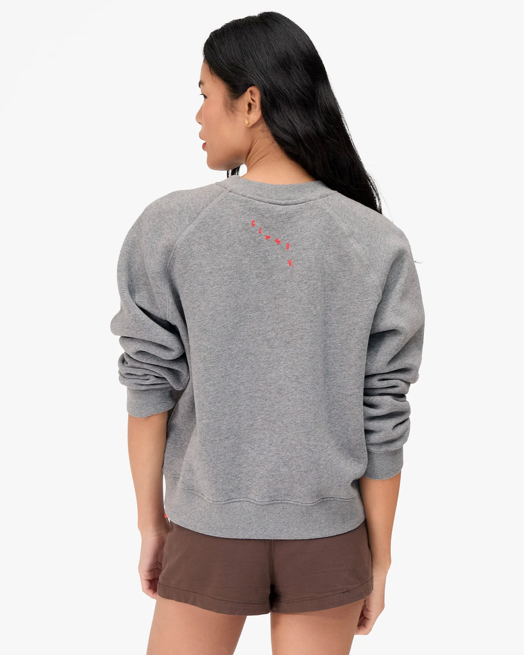 Clare V. - Anchor Le Court Sweatshirt Grey Melange