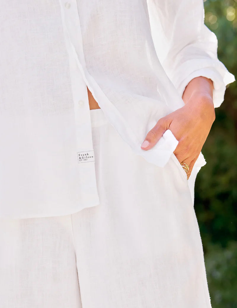 Frank & Eileen - Linen Set in Tuscany Getaway White