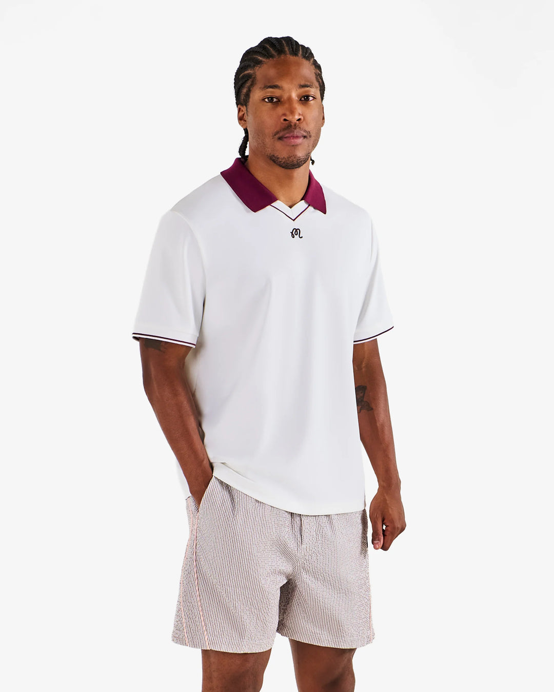 Malbon - Barrio Polo Bright White