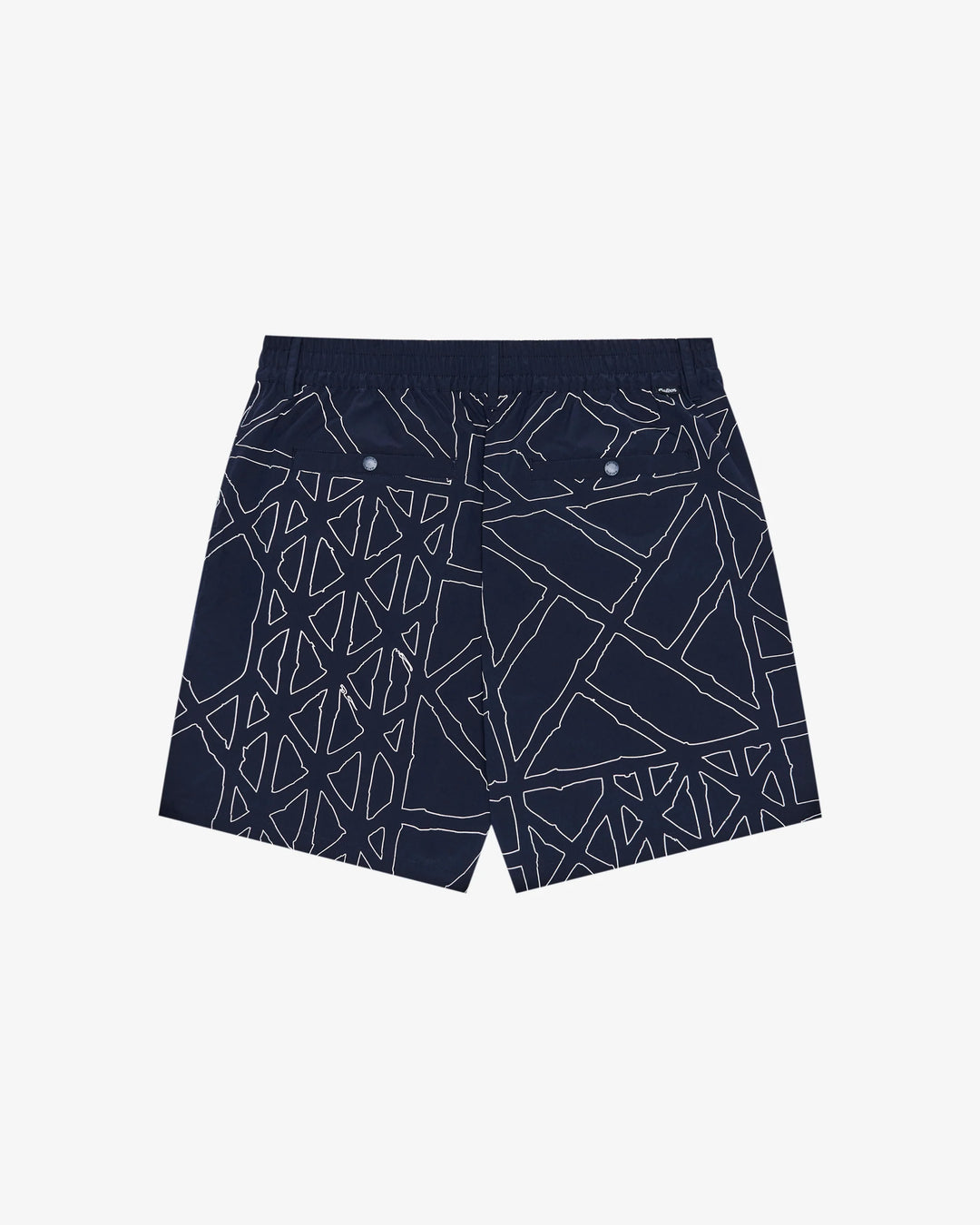 Malbon - Mesh Basket Pocket Shorts in Midnight