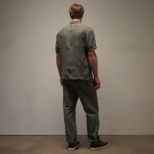 James Perse - Mens Linen S/S Pocket Pigment Shirt