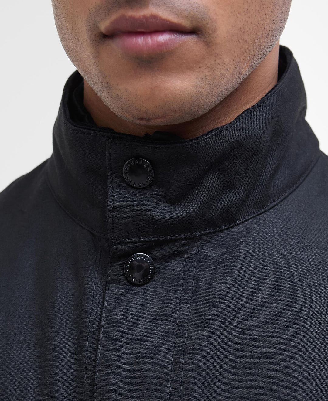 Barbour - Ogston Black Waxed Jacket