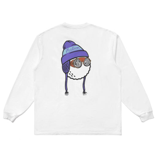 Malbon - White Glacier Buckets LS Tee