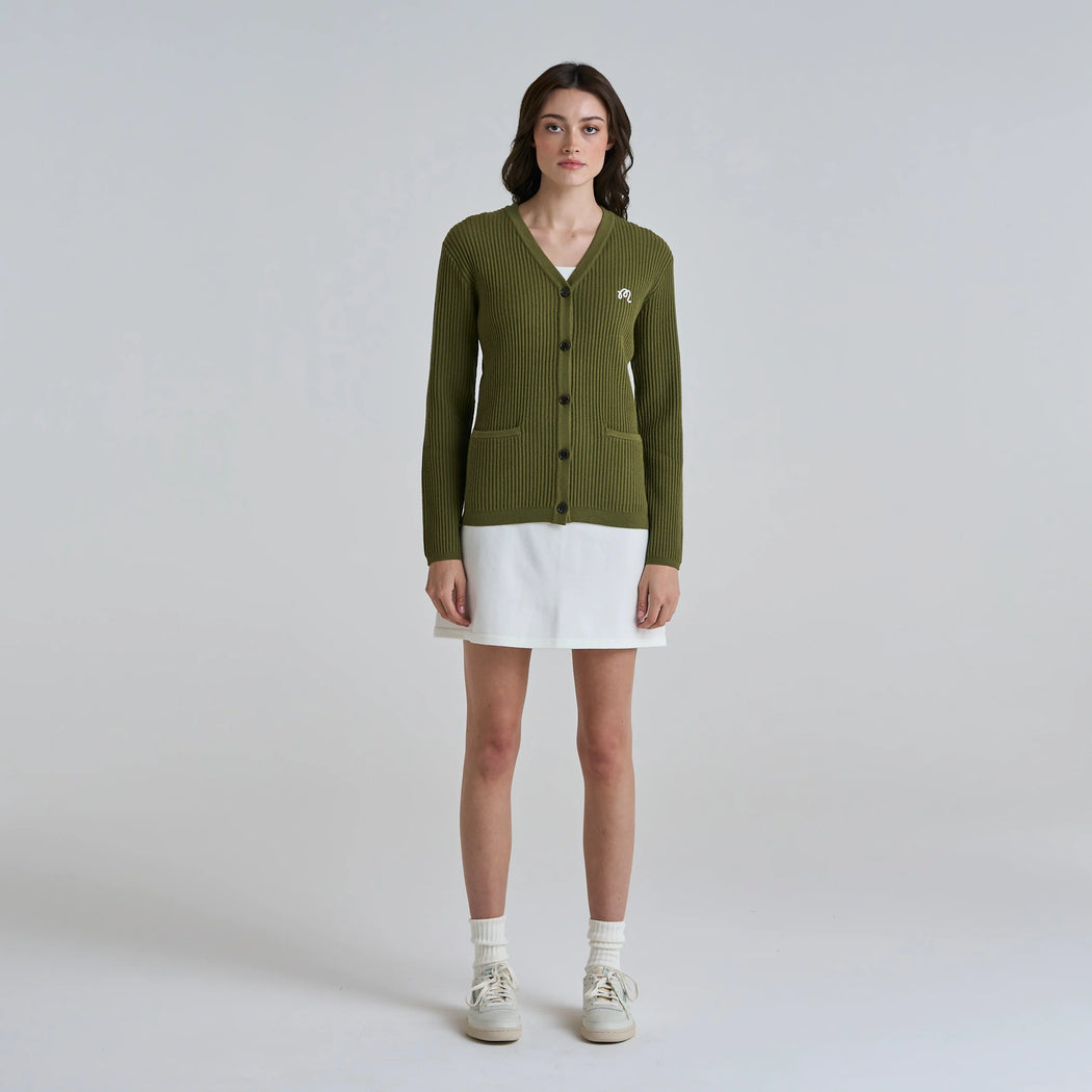 Malbon Women - Esther Cardigan in Olive