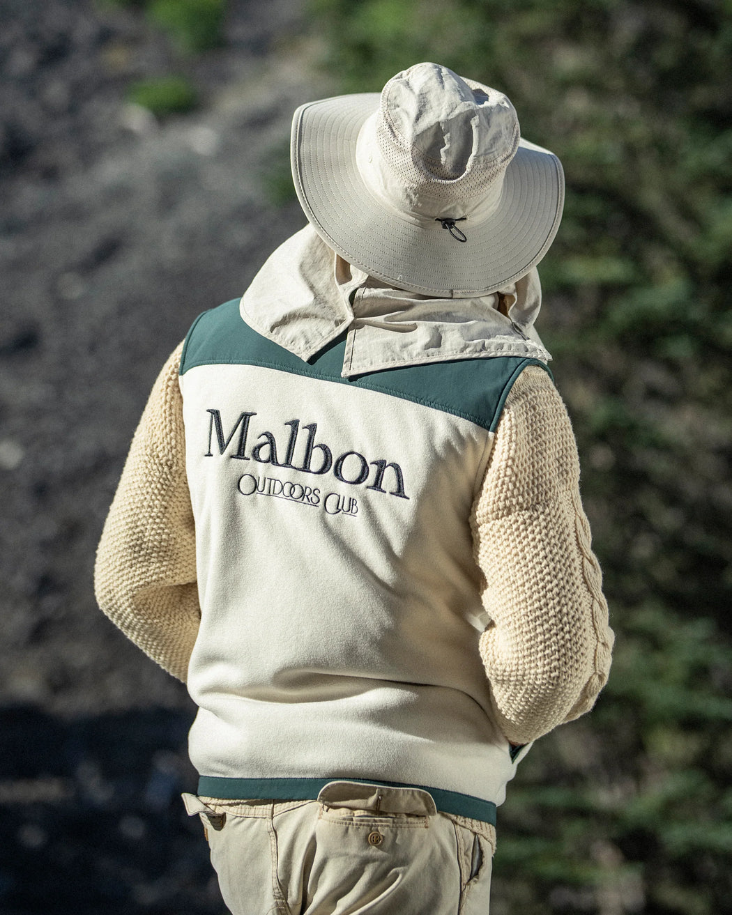 Malbon - Ivory Backcountry Polar Fleece Vest