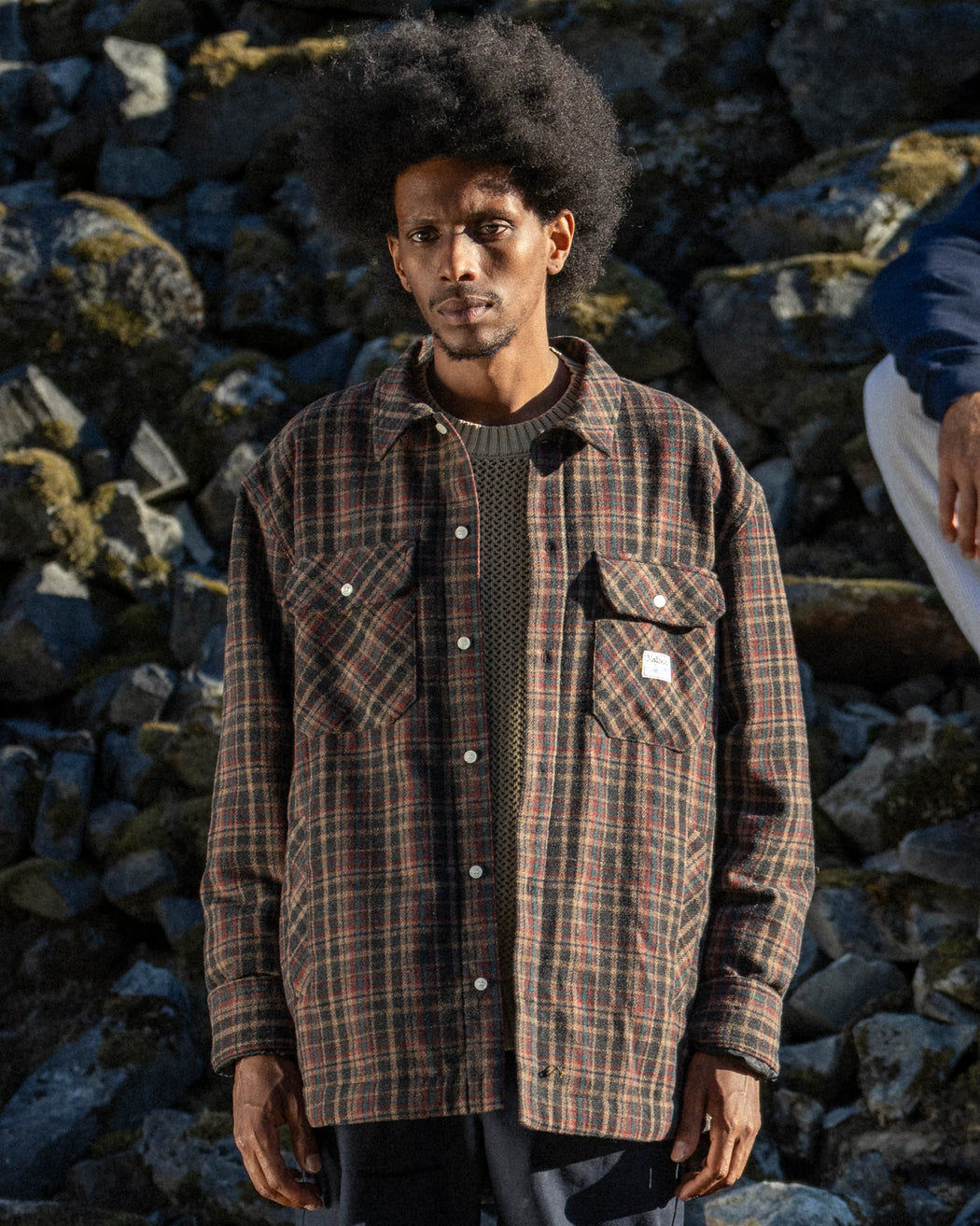 Malbon - Brown Colton Quilted Flannel