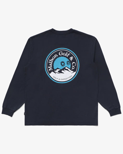 Malbon - Navy Expedition Longsleeve T-Shirt