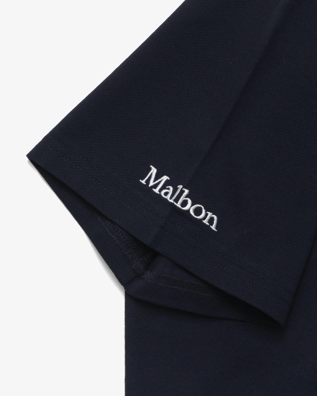 Malbon - Navy Fishing Buckets Performance Pique Polo