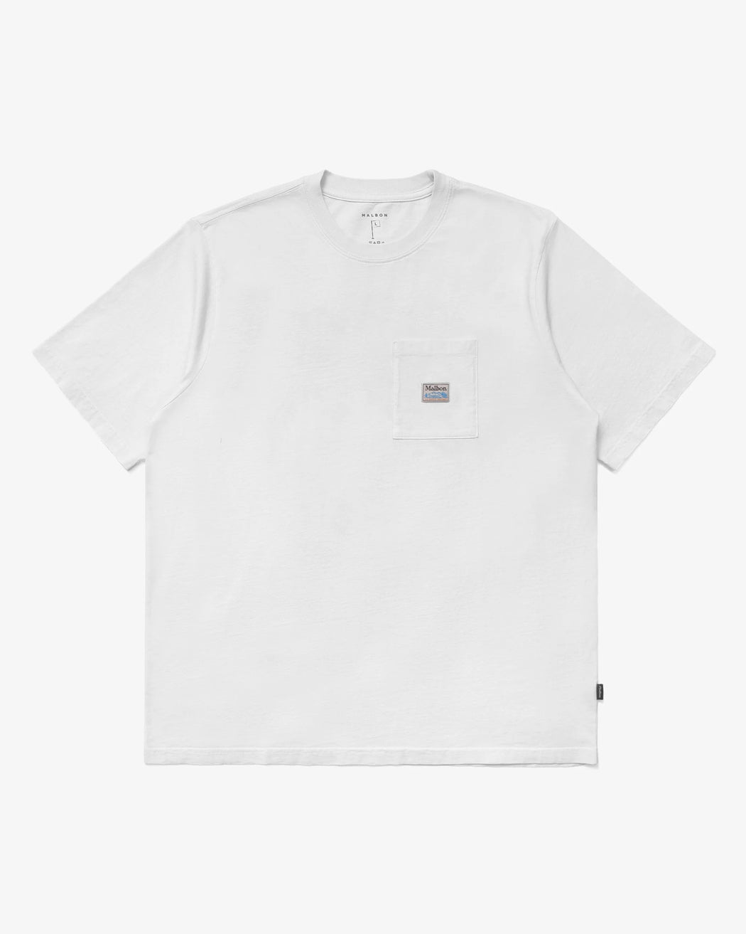 Malbon - White Fishing Buckets Pocket T-Shirt