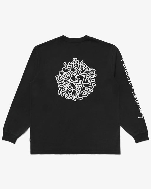 Malbon - Black Keith Haring Long Sleeve T-Shirt