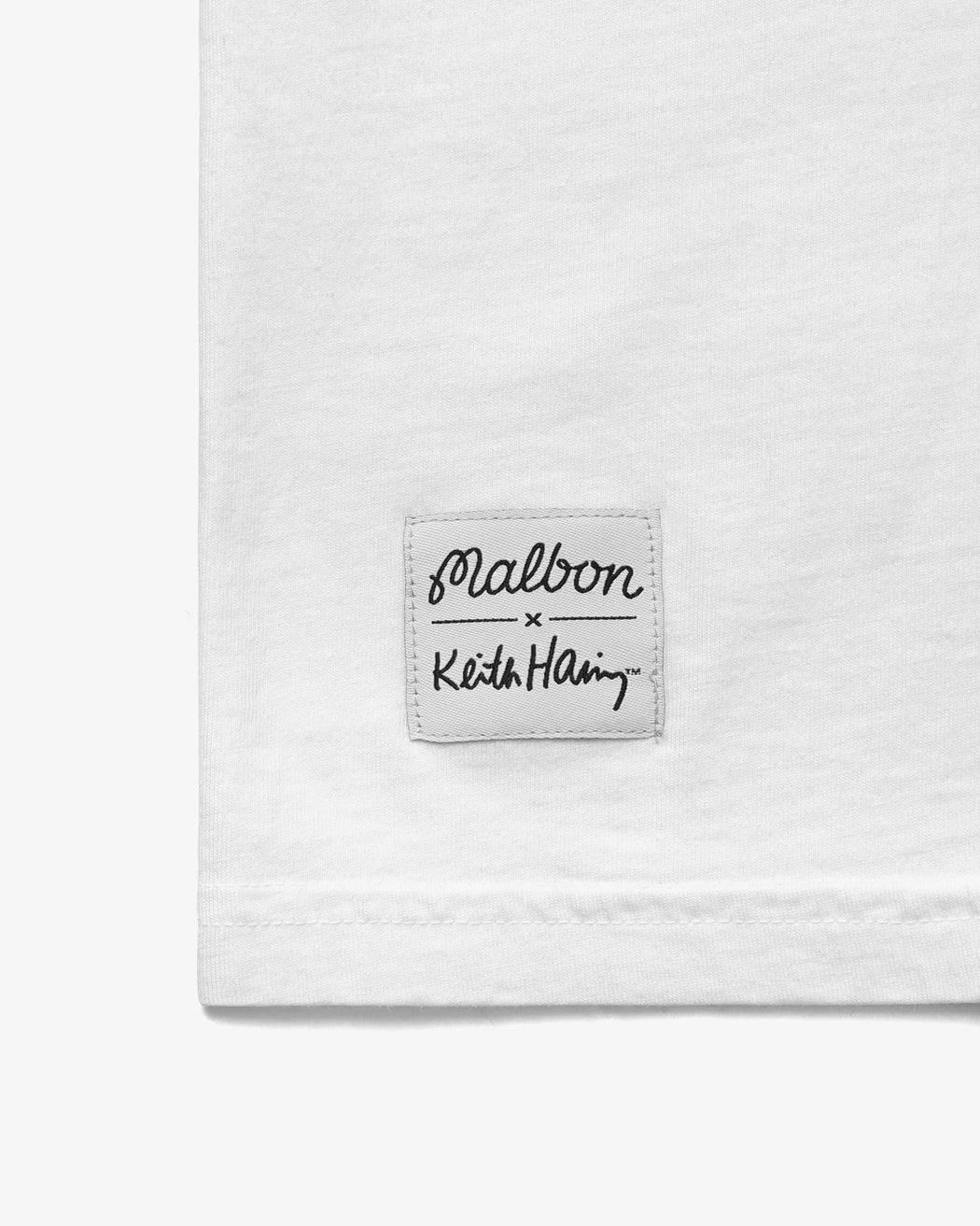 Malbon - White Keith Haring Pocket T-Shirt