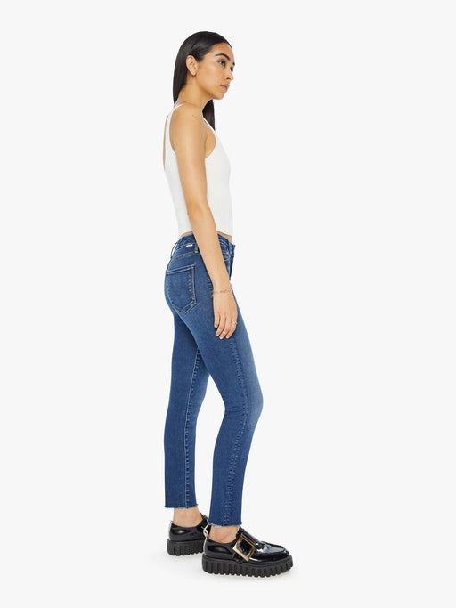 Mother - Yakkity Yak Looker Ankle Fray Jean