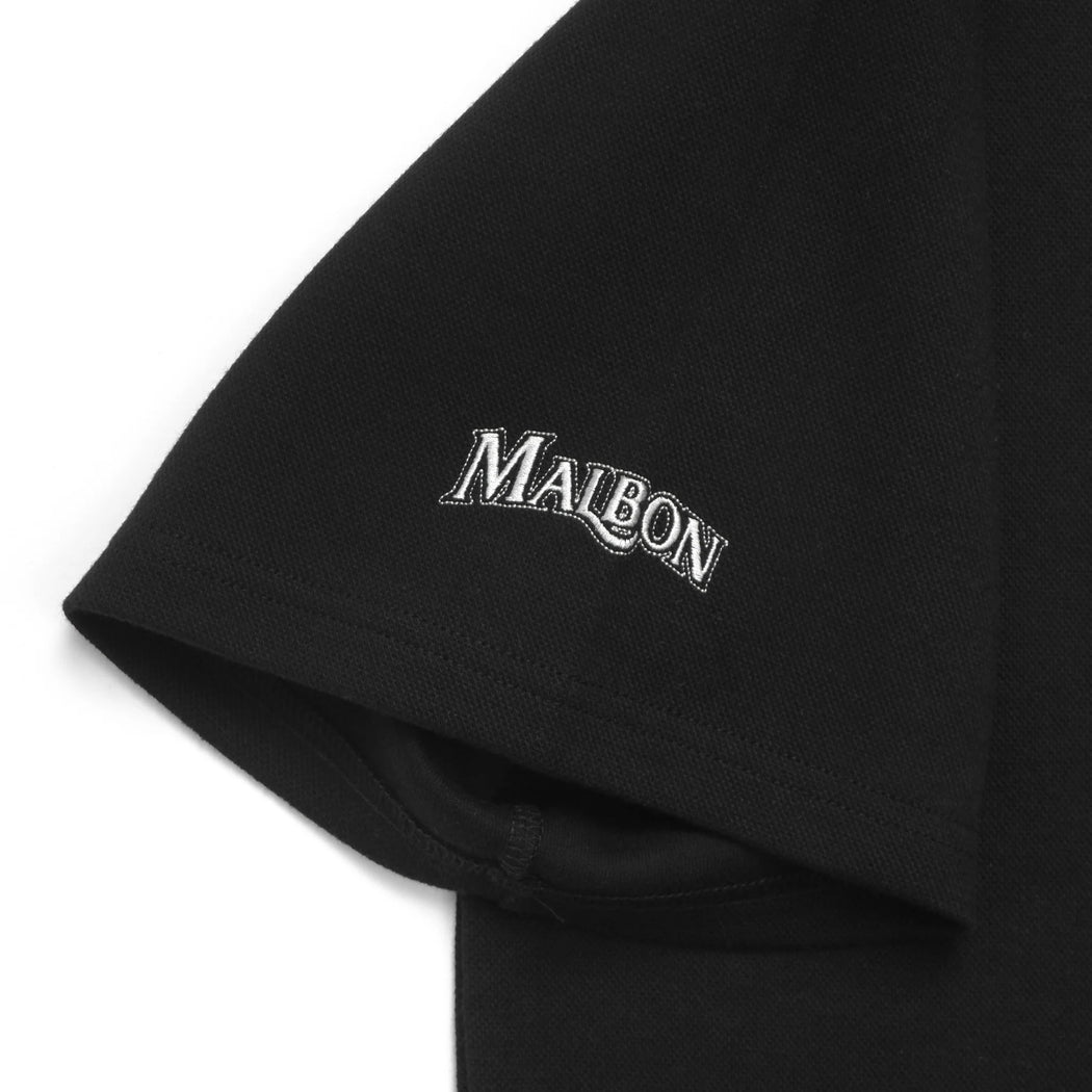 Malbon - Mountain Pine Pique Polo in Black