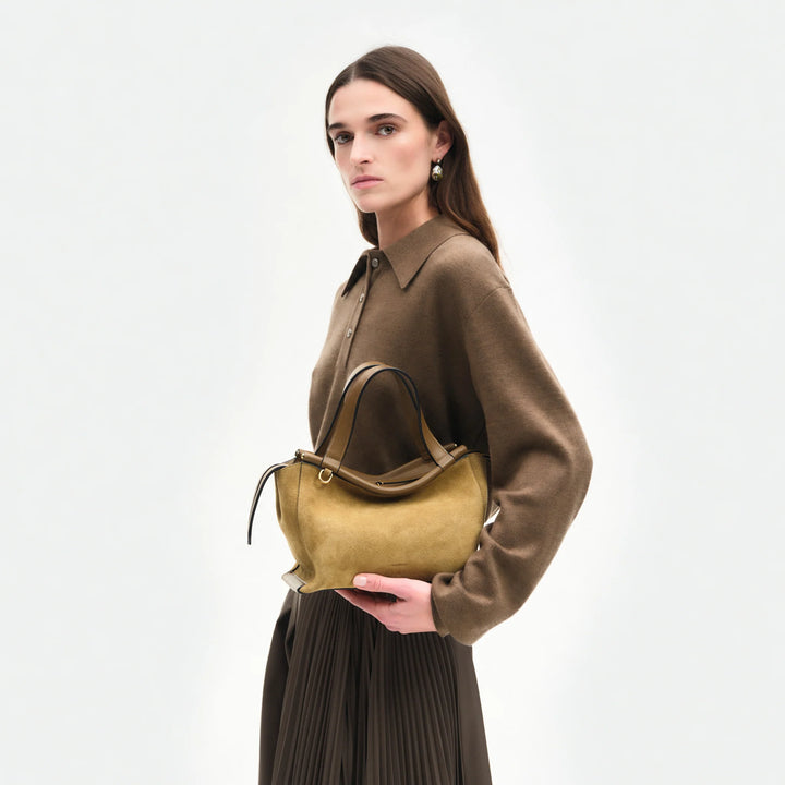 Wandler - Ida Bag Khaki Suede Cabana