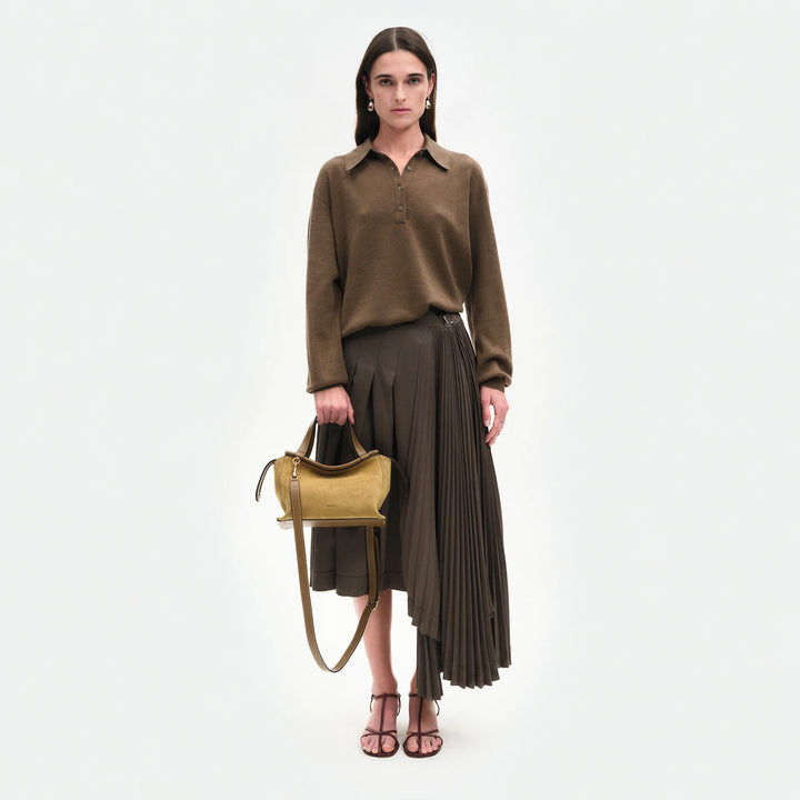 Wandler - Ida Bag Khaki Suede Cabana