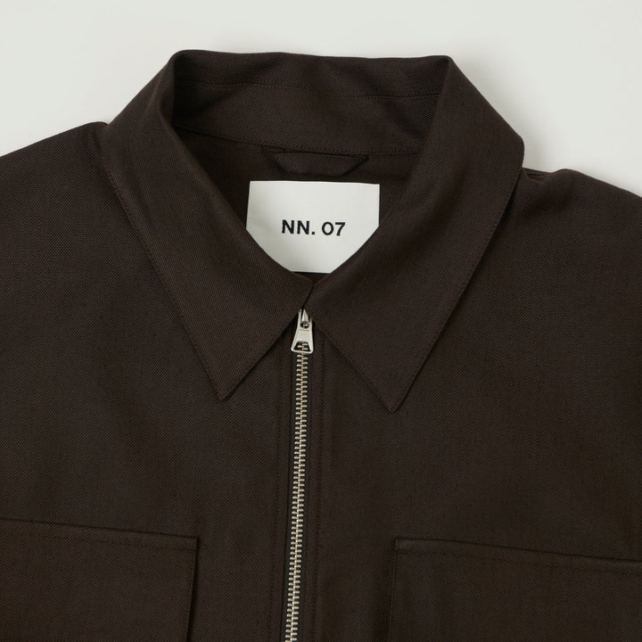 NN. 07 - Alban Tech Sports Jacket Deep Truffle