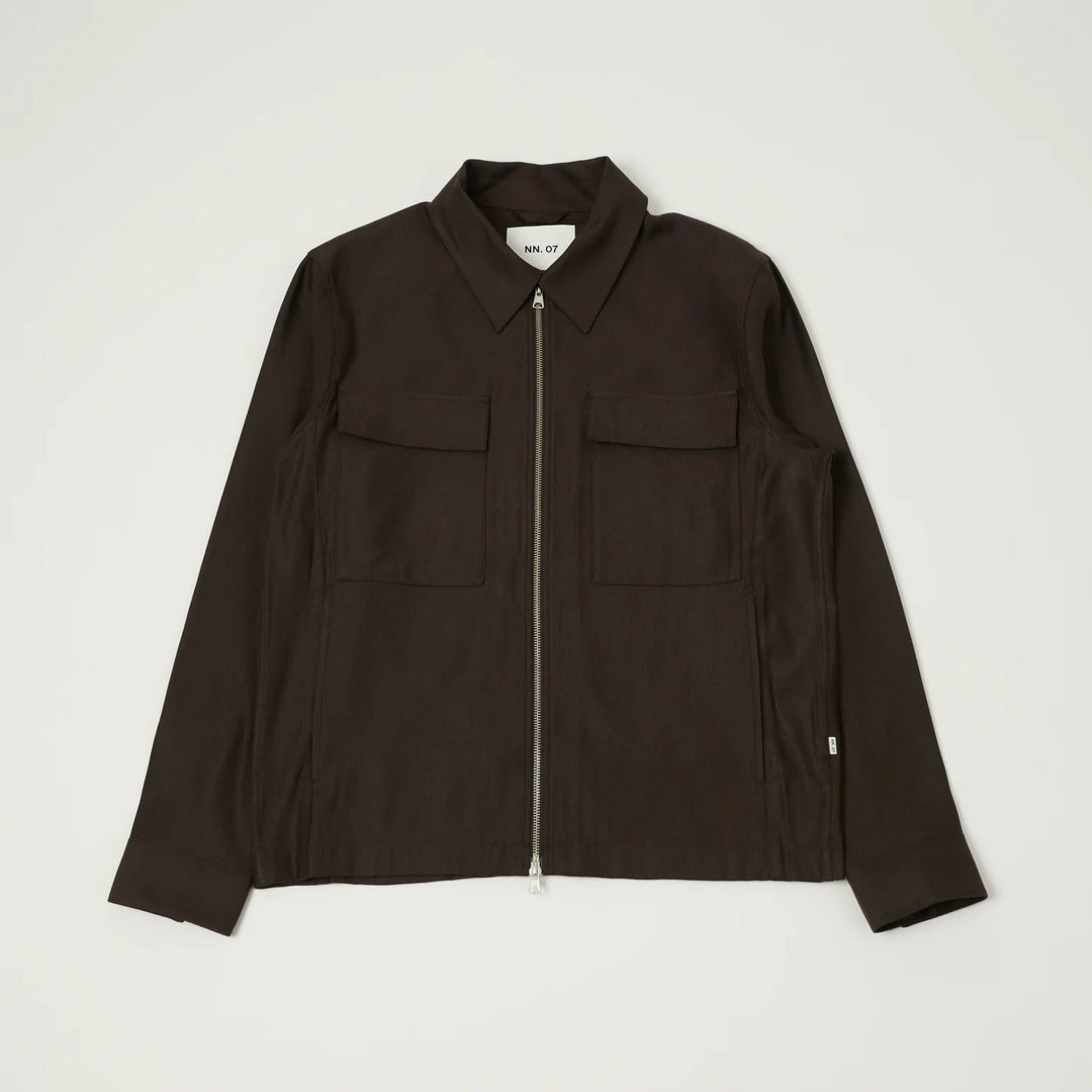 NN. 07 - Alban Tech Sports Jacket Deep Truffle