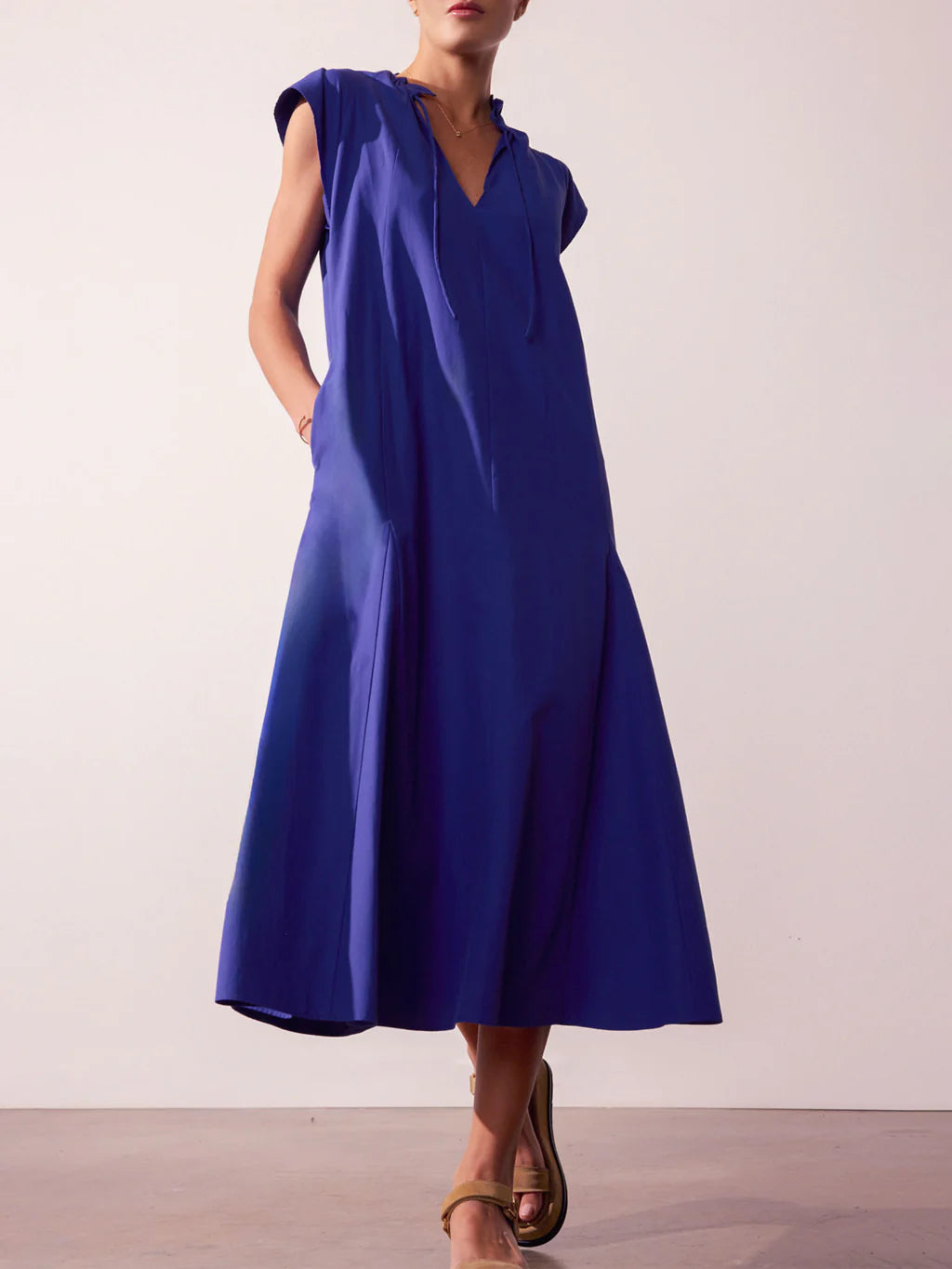 Brochu Walker - Newport Midi Dress in Cobalt