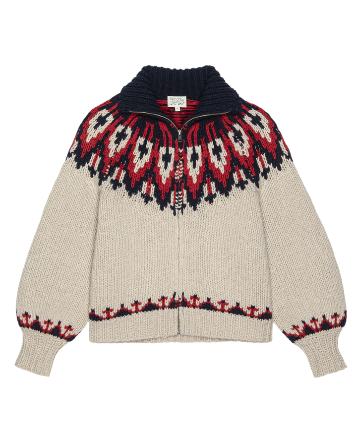 The Great - Nordic Sweater in Glacier Fair Isle
