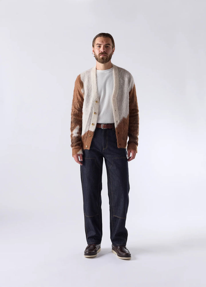 One of These Days - Horse Knit Cardigan in Brown