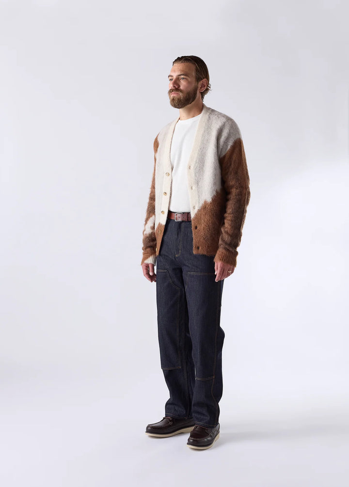 One of These Days - Horse Knit Cardigan in Brown