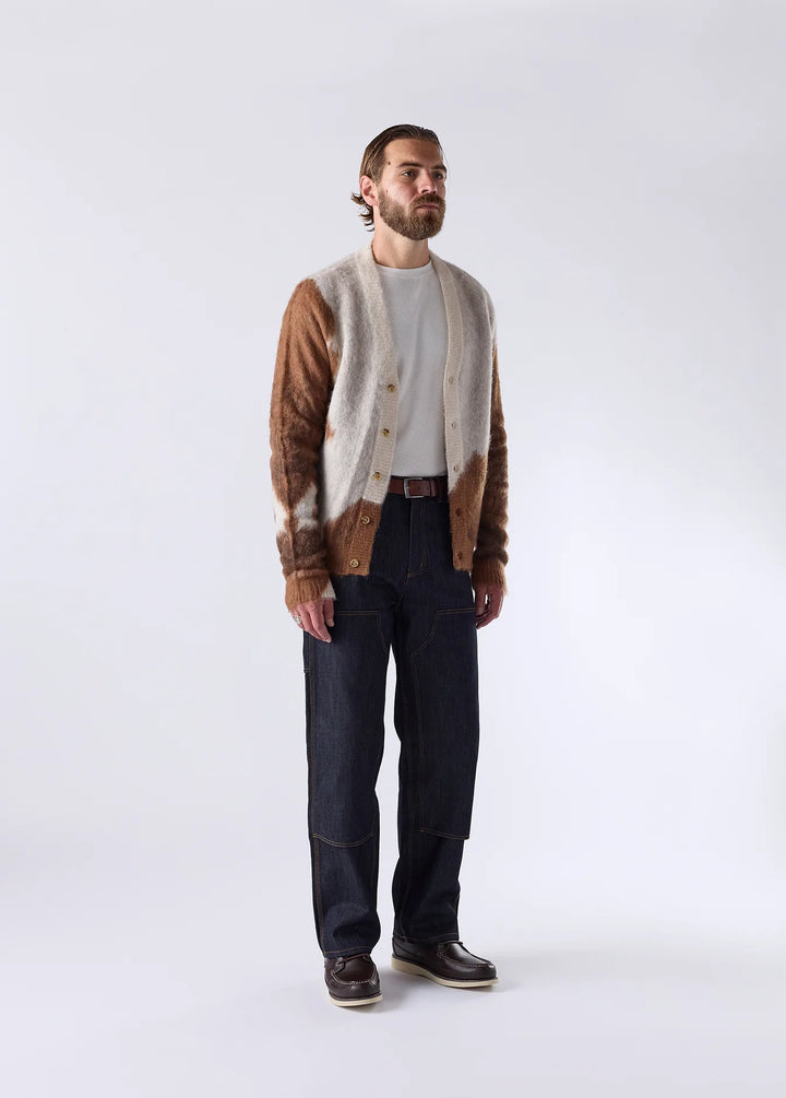One of These Days - Horse Knit Cardigan in Brown