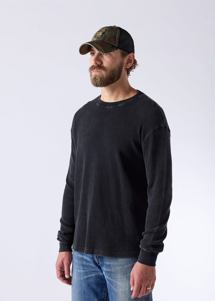 One of These Days - Woven Trucker Hat Woodland Camo