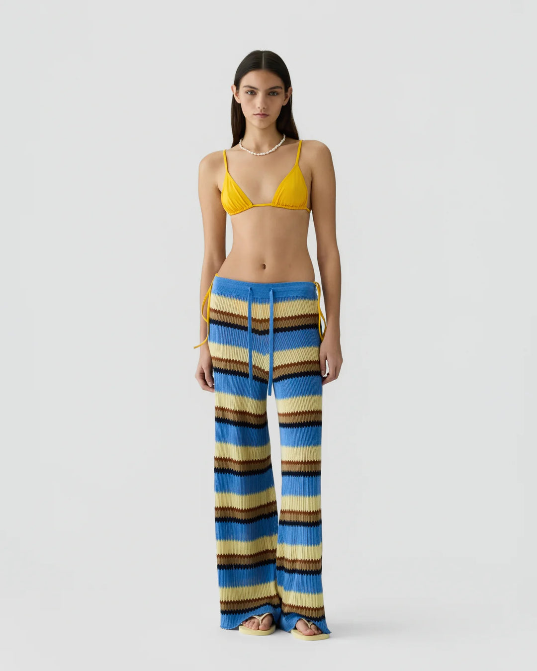 Guest in Residence - Palazzo Pant Delft Blue Combo