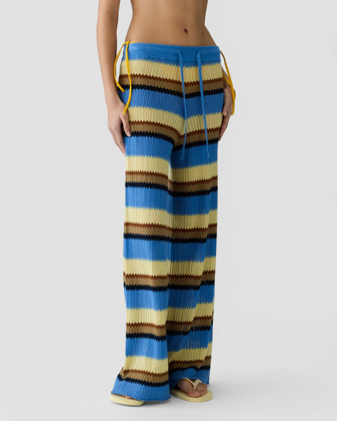 Guest in Residence - Palazzo Pant Delft Blue Combo