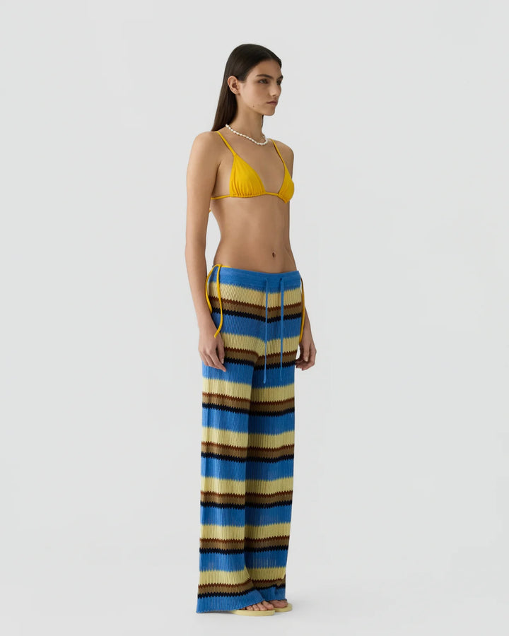 Guest in Residence - Palazzo Pant Delft Blue Combo