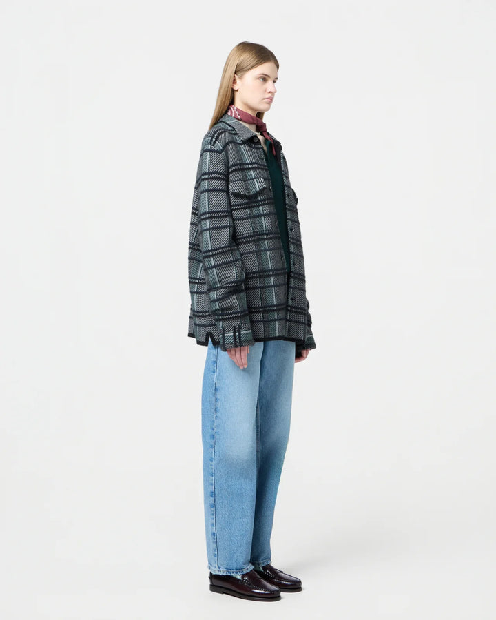 Guest in Residence - Plaid Work Shirt Black Combo