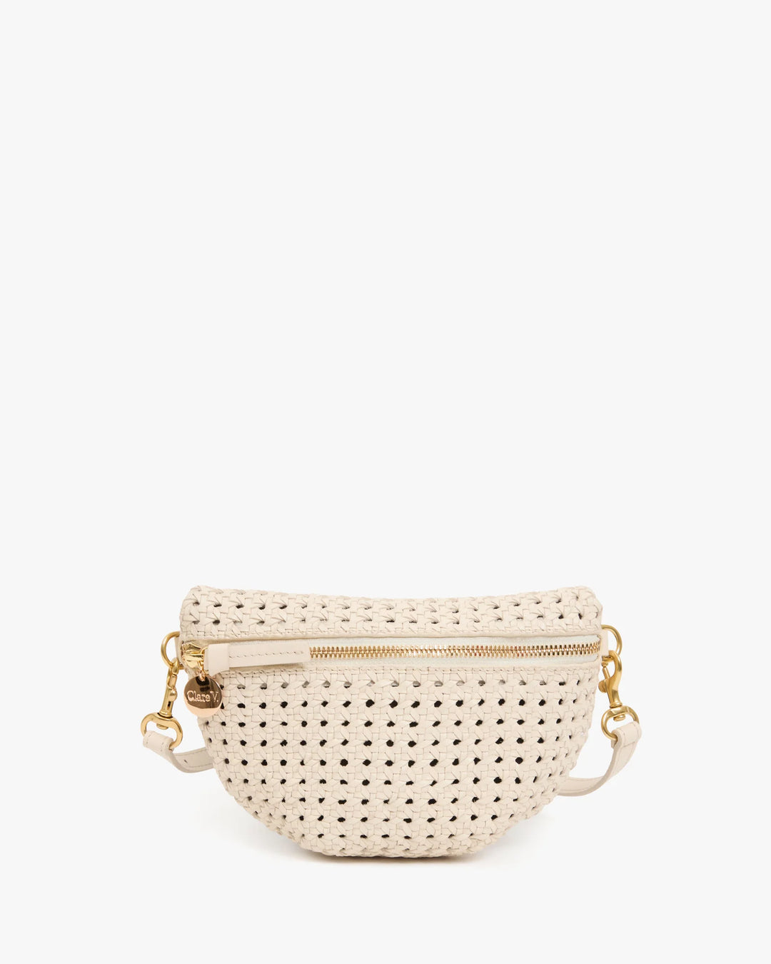 Clare V. - Petite Fanny Cream Rattan