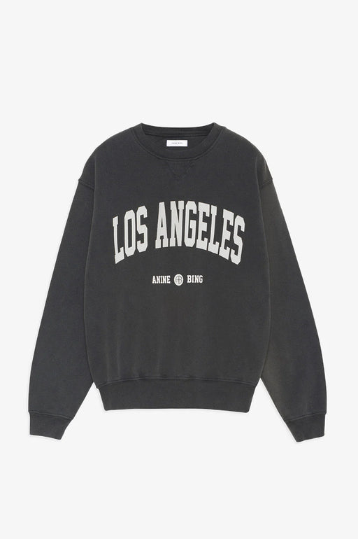 Anine Bing - Los Angeles Washed Black Ramona Sweatshirt