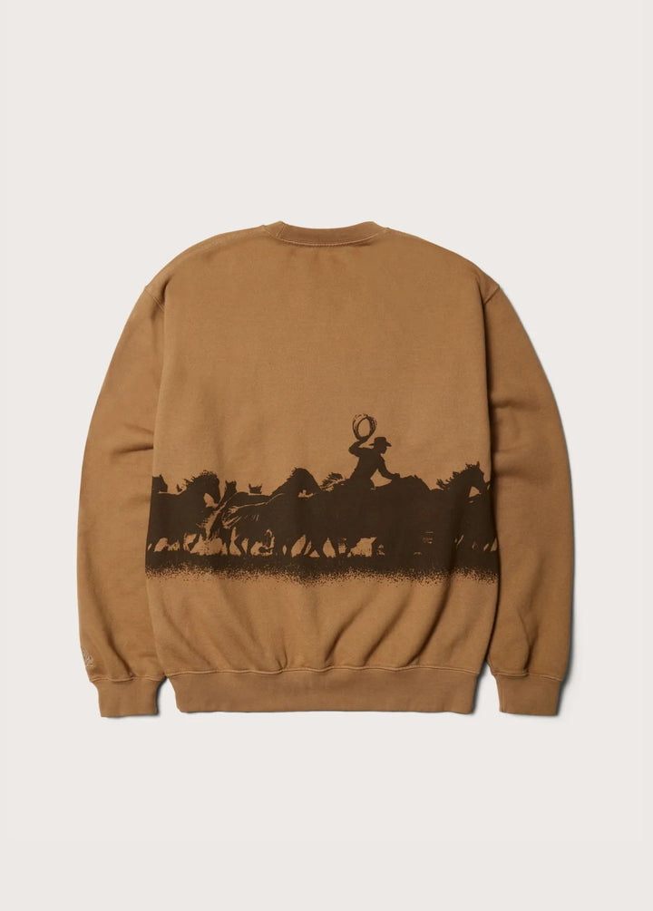 One of These Days - Driftin' Back Again Crewneck Brown