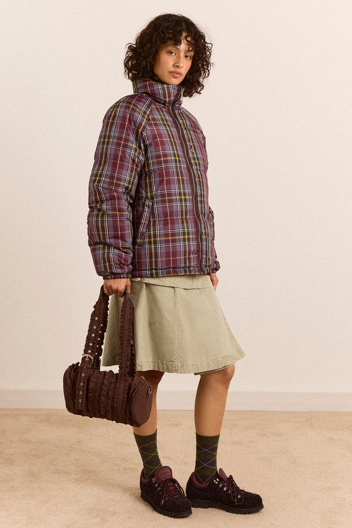 Damson Madder - Reversible Opal Puffer in Plum - Kalifornia Jean Bar