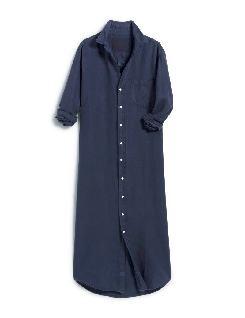 Frank & Eileen - Navy Rory Maxi Shirtdress