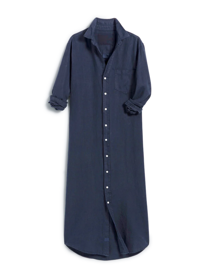 Frank & Eileen - Navy Rory Maxi Shirtdress