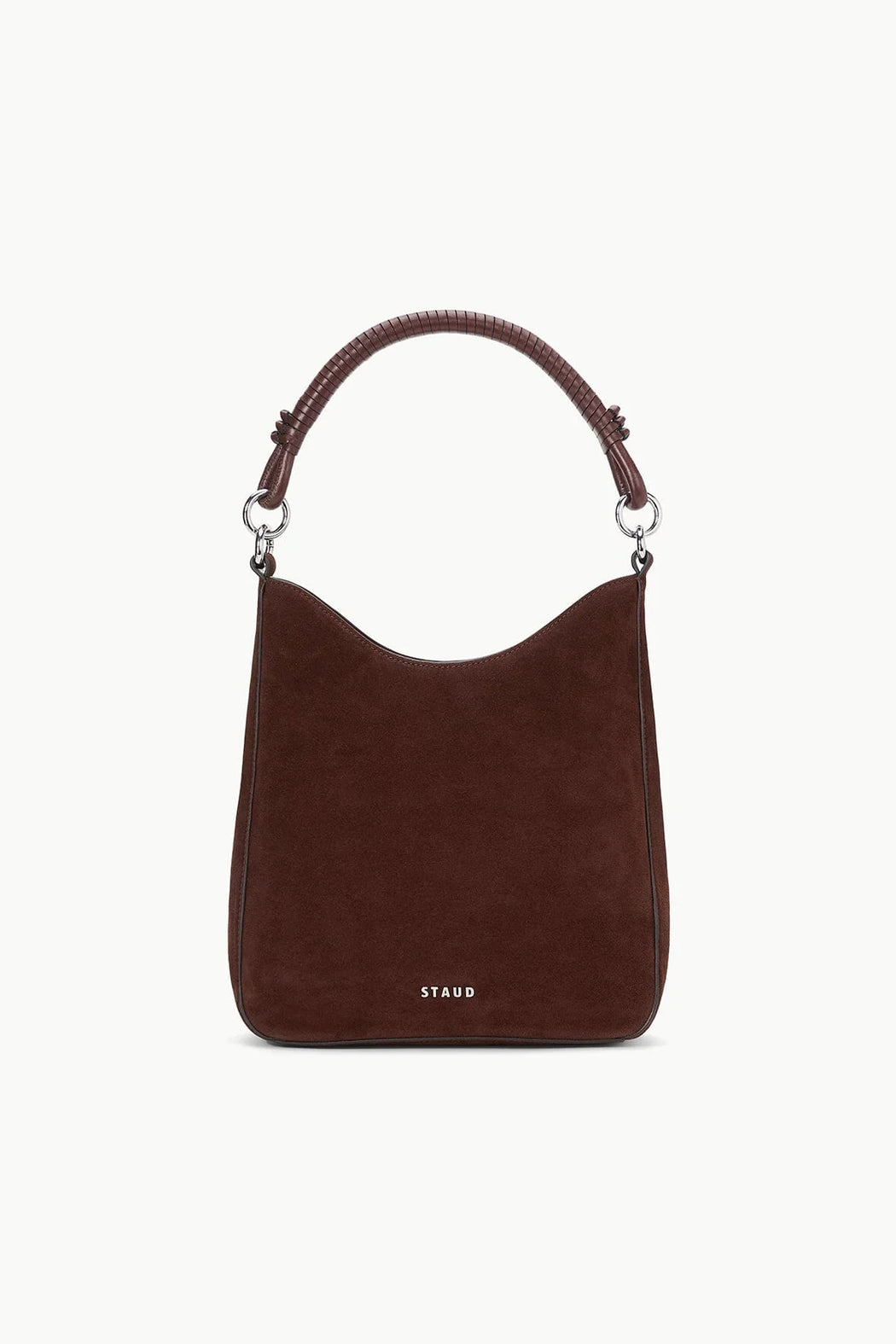 Staud - Mahogany Suede Mel Bag